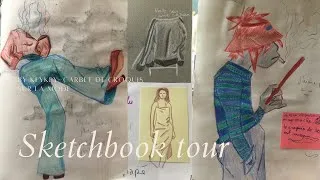 Miniature : • Sketchbook tour - CARNET DE CROQUIS - MODE •