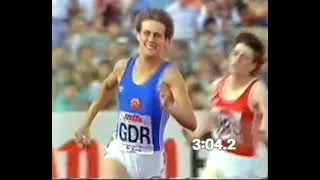 Miniature : Mistrzostwa Świata 1987 sztafeta 4x400 m kobiet, wspaniały wyścig z wielkimi  z Rosji, NRD i USA