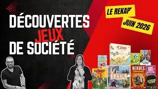 Miniature : Découvertes de Juin - le Rekap' Jeux de société