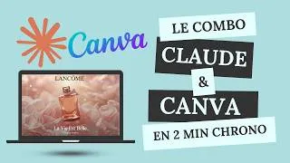 Miniature : Je crée des visuels PRO en 2 minutes CHRONO grâce à Claude et Canva