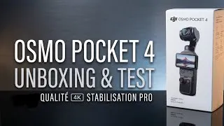 Miniature : DJI OSMO POCKET 4 : Unboxing et Test Complet !