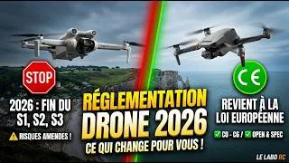 Miniature : REGLEMENTATION DRONE 2026 : Ce qui change (Volez en toute légalité !)