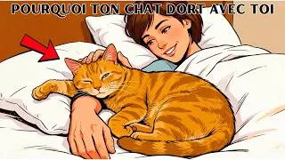 Miniature : Si Ton Chat Dort Avec Toi, Voici Ce Qu'il Essaie Vraiment de Te Dire !