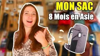 Miniature : PARTIR 8 MOIS EN ASIE : le contenu de mon sac ! (et mon organisation)