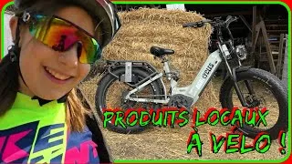 Miniature : UN AGRICYCLES SUR LA FERME 🐐🚲 essai, tour de plaine, achat de produits locaux à vélo !