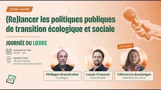 Miniature : Table-ronde : (re)lancer les politiques publiques de transition écologique et sociale