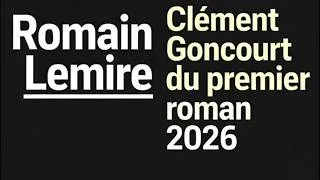 Miniature : Clément - Goncourt du premier roman 2026 - Romain Lemire Livre Audio Gratuit Complet