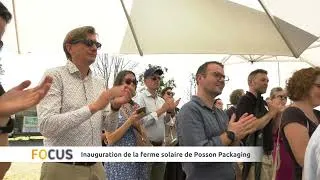 Miniature : FOCUS : Inauguration de la ferme solaire de Posson Packaging