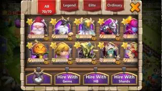 Miniature : Tirage de gemmes pour Warlock - Castle Clash
