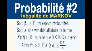 Miniature : Inégalité de Markov — Démonstration + Exemple | BTS IUT Maths Sup Probabilités