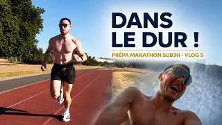 Miniature : Les fractionnés commencent à bien piquer... - Prépa Marathon SUB3 - VLOG 5