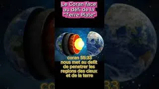Miniature : terre plate ou ronde  analyse du Coran