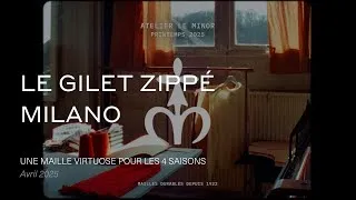 Miniature : Le gilet milano Le Minor : une maille virtuose pour les 4 saisons