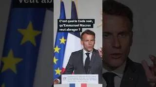 Miniature : C'est quoi le Code noir, qu'Emmanuel Macron veut abroger ?