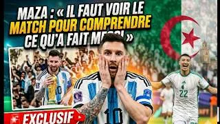Miniature : MAZA EN CHOC 😱: « Il faut voir le match pour comprendre ce qu’a fait Messi ! » 🇩🇿