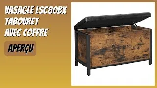 Miniature : AVIS (2026) : VASAGLE LSC80BX Tabouret avec Coffre. DÉTAILS