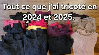 Miniature : Podcast tricot : Tout ce que j'ai tricoté en 2024 et 2025