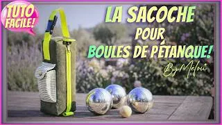 Miniature : 🌞 Tuto Couture Facile #DIY 🌞 La Sacoche pour Boules de Pétanques #ByMélou 🥰