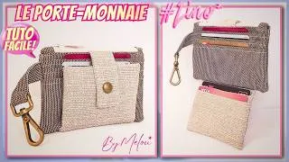 Miniature : 🌸 Tuto Couture Facile #DIY 🌸 Le Porte-Monnaie & Porte-Cartes #LINO #ByMélou 🥰