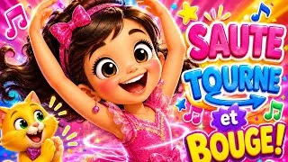 Miniature : NANA BOUGE ! 👏 Tape des Mains, 🦘 Saute et 🌀 Tourne | Comptine à Gestes pour Enfants