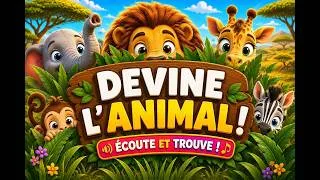 Miniature : 🦁 Les animaux de la savane 🐘🐍🐒🦛 | Découvre leurs sons en chanson ! 🎵
