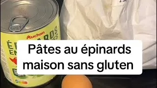 Miniature : Pâtes au épinards maison sans gluten