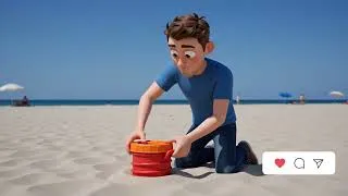 Miniature : Fini le stress de laisser vos affaires sans surveillance sur le sable ! 🏖️