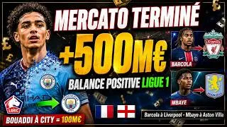 Miniature : Mercato Été 2026 Fermé : +500 Millions pour la Ligue 1 ! Bouaddi à Manchester City🔥