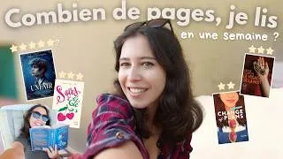 Miniature : 🌸 VLOG LECTURE D'ÉTÉ #1 | Combien je lis en une semaine ?