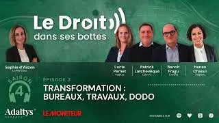 Miniature : LE DROIT DANS SES BOTTES - Saison 4, épisode 3 : « Bureaux, travaux, dodo »