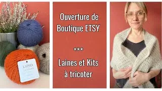 Miniature : Ouverture de ma boutique Etsy || Première sélection de laines 🇫🇷