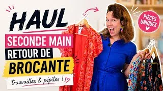 Miniature : Je suis repartie avec TROP de vêtements… 😅 | Énorme Haul Seconde main ! 