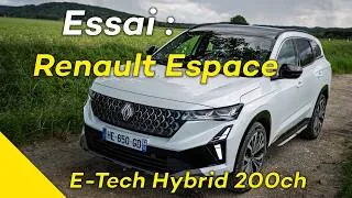 Miniature : Essai Renault Espace E-Tech Hybrid 200 ch Iconic 7 places