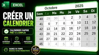 Miniature : CALENDRIER AUTOMATIQUE SUR EXCEL (+MODELE)