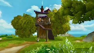 Miniature : [WoW housing] Night Elf tree house (WIP)
