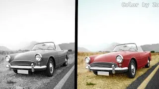 Miniature : Timelapse of the Colorization of a Old Car [Timelapse]