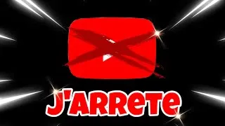 Miniature : J'arrête YouTube. (c'est pas une vanne)