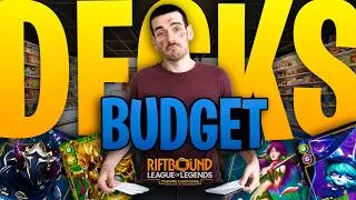 Miniature : 5 DECKS BUDGET POUR COMMENCER RIFTBOUND