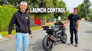 Miniature : YAMAHA R9 ACTIVATION DU LAUNCH CONTROL ! (impressionnant…)