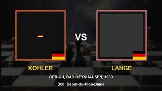 Miniature : (Debut-du-Pion-Dame) Kohler vs Lange GER-ch (Bad Oeynhausen) 1939_partie_116