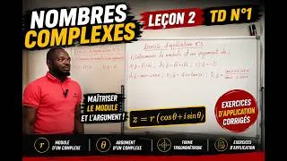 Miniature : Exercice d’application nombre complexe module et argument