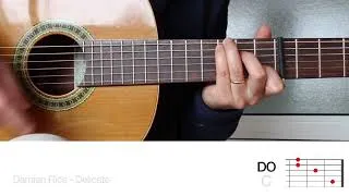 Miniature : Damien Rice - Delicate- Tuto guitare