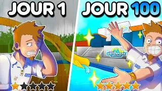 Miniature : J'ai passé 100 JOURS sur WATERPARK SIMULATOR, voici ce qu'il s'est passé..