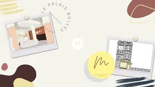 Miniature : Aux Meubles de Margaux vs Le Palais Bulles: la petite histoire
