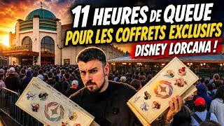 Miniature : CHAOS À DISNEY ! 11 HEURES de queue pour le coffret Lorcana ! 