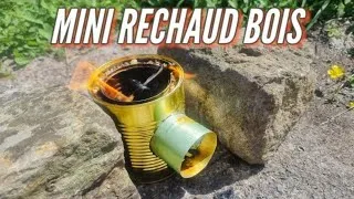 Miniature : Comment FAIRE un RÉCHAUD à BOIS (ROCKET) avec des conserves