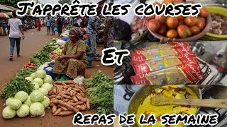Miniature : J’apprête les courses de la semaine