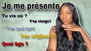 Miniature : Je me présente : first vidéo YouTube
