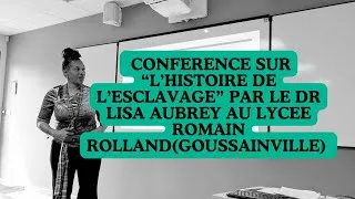 Miniature : Conférence de Lisa Aubrey 21 05 2025 au Lycée Romain Rolland GOUSSAINVILLE