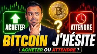 Miniature : BITCOIN hésite : ACHETER maintenant ou ATTENDRE la CHUTE ? PRUDENCE !